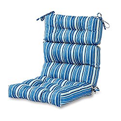 Greendale Home Fashions Outdoor High Back Chair Cushion, Sapphire