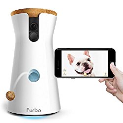 Furbo Dog Camera: Treat Tossing, Full HD Wifi Pet Camera and 2-Way Audio, Designed for Dogs, Works with Amazon Alexa (As Seen On Ellen)