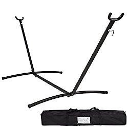 US Stock Space Saving Steel Hammock Stand 9′ Outdoor Patio Portable with Carrying Case