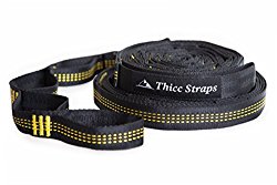 Montem Thicc Hammock Straps/40 Combined Loops – 24 Feet Long/Holds 1,200 Pounds From Our SUPER Triple Stitching/Get Our Camping Hammock Tree Straps