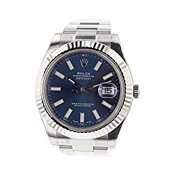 Rolex Datejust Ii 41mm Steel Blue Dial Men’s Watch 116334