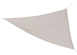 Coolaroo Ready to Hang Shade Sail 16ft 5in Triangle Pebble