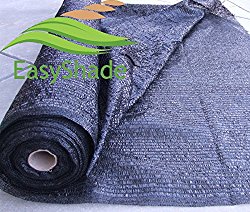Easyshade 40% Sunscreen Black Shade Cloth UV Fabric (6ft x 100ft)