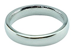 Womens10th Anniversary Ring Band – 100% Tin Gift Idea for 10 Years – Matching Him Band Available