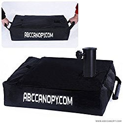ABCCANOPY 22.4″ x 14.5″ Rectangle Sunshade Umbrella Parasol Base Sand Weight Bag With Two Handle For Easy Carry (Black)
