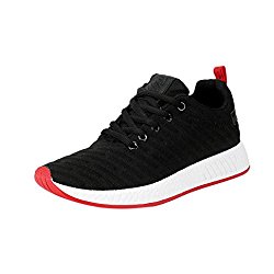 Anxinke Men Shallow Mouth Cross Tied Breathable Casual Shoes Sneakers