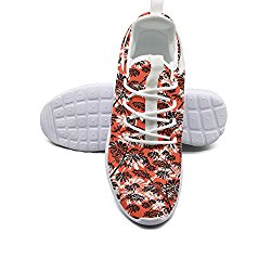 Cool Pattern With Tropical Trees And Leaves Pretty Women Funny Casual Running Shoes