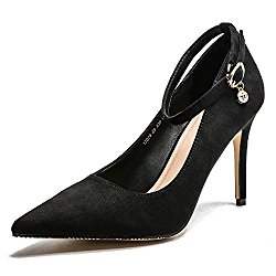 F1rst Rate Women Low Heels Office Pumps Comfort Closed Toe Slip On Formal Shoes
