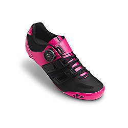Giro Raes Techlace Bright Pink/Black Women’s Road Bike Shoes Size 39