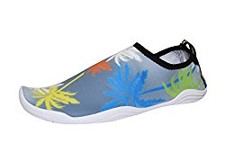 Happy Bull Water Shoes Womens Mens Non Skid Slip On Aqua Slippers for Beach Swimming Water Sports (AQ-02)