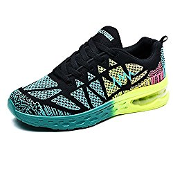 Padgene Women’s Unisex Mesh Breathable Fashion Sneaker Air Cushion Running Training Athletic Sport Shoes