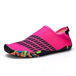 Quality.A Womens and Mens Summer Outdoor Water Shoes Aqua Socks for Beach Swim Surf Yoga Exercise