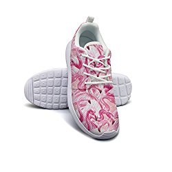 Saerg Bearry Women’s Flamingo Birds (2) Lightweight Mesh Running Shoes Athletic Sneakers