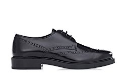 Tod’s Women’s Shoes Lace-up Leather Derby Black