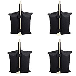 YELAIYEHAO Weights Bag, Leg Weights for Pop up Canopy Tent Weighted Feet Bag Sand Bag 4-PCS/PACK
