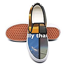 BUYANSHOES Casual Loafer Flattie Shoes Mens 3D Printed Research Flat Earth Walking