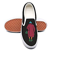 BUYANSHOES Casual Loafer Leisure Shoes Guy Cool Back View Of Old Woman Comfortable