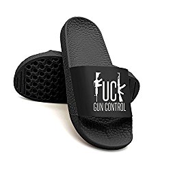 Ether Dobbin Unisex No Gun Control 2nd Amendment Rights Anti-Slip Slippers Athletic Slide Sandals