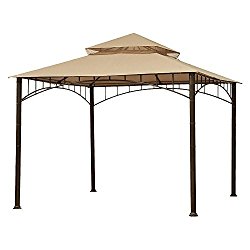 Garden Winds Madaga Gazebo Replacement Canopy, RipLock 350 (Will Only Fit the Madaga Gazebo, Not Compatible With Any Other Gazebo)