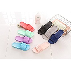 JUIOKK Men’s Bathroom Shoes Summer Indoor Non-slip Slippers Swimming Pool Beach Shower Sandals Soft Falt Sole Slippers