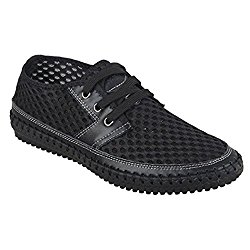 Sun Lorence Men’s Slip-on Driving Loafers Flat Water Shoes Casual Outdoor Breathable Mesh Walking Sneaker