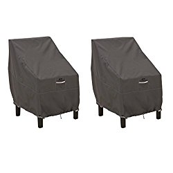 Classic Accessories 55-143-015101-2PK Ravenna Standard Dining Patio Chair Cover (2-Pack)