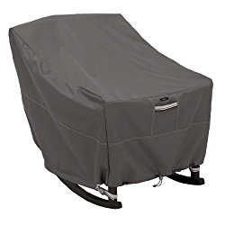 Classic Accessories Ravenna Patio Rocking Chair Cover – Premium Outdoor Furniture Cover with Durable and Water Resistant Fabric, Medium (55-161-015101-EC)