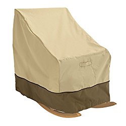 Classic Accessories Veranda Patio Rocking Chair Cover – Durable and Water Resistant Patio Set Cover, Large (55-624-011501-00)