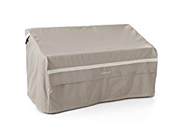 CoverMates Outdoor Patio Bench Cover – 48W x 26D x 34H – Prestige Collection – 7 YR Warranty – Year Around Protection – Clay
