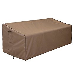 Finnhomy Outdoor Patio Bench &Loveseat Cover Waterproof Veranda Porch Durable Heavy Duty Outdoor Furniture Bench Cover for Premium Protection, 78” x 35” x 24”-32”