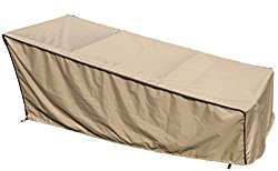 SORARA Chaise Lounge Cover Weatherproof Outdoor Porch Patio Furniture Cover, Water Resistant, 84″ L x 34″ W x 34″ H