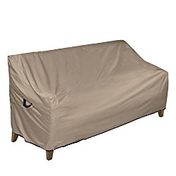 ULT Cover 100% Waterproof Outdoor Sofa Cover Durable Patio Loveseat/Bench Covers 58″(L)x28″(W)x35″/24″(H)