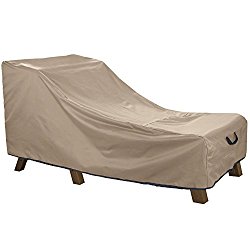 ULT Cover 100% Waterproof Patio Lounge Chair Cover Heavy Duty Outdoor Chaise Lounge Covers Size 84″(L)x32″(W)x32″(H)