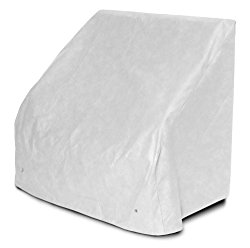 KoverRoos DuPont Tyvek 24203 5-Feet Bench/Glider Cover, 63-Inch Width by 28-Inch Diameter by 37-Inch Height, White