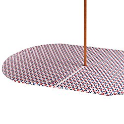 Miles Kimball American Stars Zippered Elasticized Umbrella Table Cover