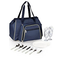 Picnic Time Toluca Insulated Cooler Tote, Navy