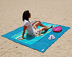 Sand Proof/Water Proof Compact Outdoor Beach -Best Blanket For Outdoor Picnic & Camping & Hiking-Very Soft & Quick Drying Ripstop Polyester Fiber
