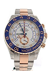 Rolex Yacht-master Ii 44mm Rose Gold And Steel Watch 116681