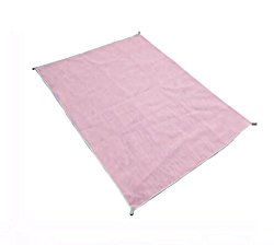 Veligoo Fashion Sand Free Beach Mat Blanket Outdoor Camping Blanket Lightweight Picnic Blanket (pink)