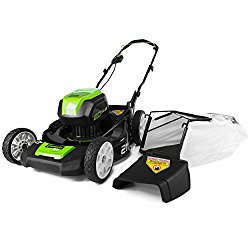 GreenWorks Pro 80V 21-Inch Cordless Lawn Mower, Battery Not Included, GLM801600