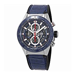 Tag Heuer Carrera Blue Skeleton Dial Automatic Mens Watch CAR201T.FC6406