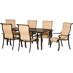 Brigantine 7-Piece Outdoor Dining Set with Cast-Top Table