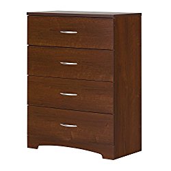 South Shore Step One 4-Drawer Chest, Sumptuous Cherry