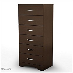 South Shore Step One Collection 6 Drawer Chest, Chocolate