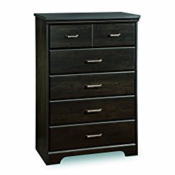 South Shore Versa Collection 5-Drawer Chest, Ebony