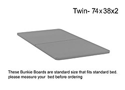 Spinal Solution BByy-3/3s Foundation/Bunkie Board, Mattress Support Twin Size