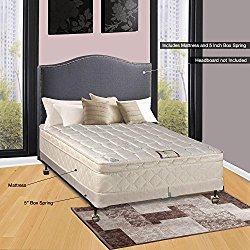 Spinal Solution 9″ Pillowtop Fully Assembled Orthopedic Mattress and 4″ Split Box Spring, King