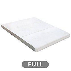 Milliard Tri Folding Mattress | Ultra Soft Washable Cover | Full {73″ x 52″ x 4″}