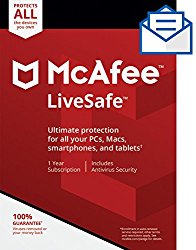 McAfee LiveSafe [Activation Card by Mail]