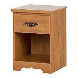 South Shore Furniture, Prairie Collection, Night Table with open case, Country Pine